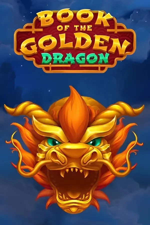 Book of the Golden Dragon slot with golden head